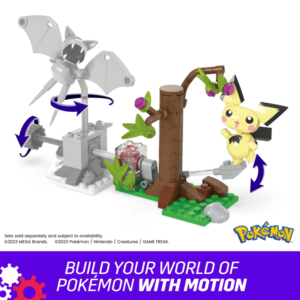 Mega Bloks Pokémon Pichu's Forest Forage Construction Set Photo 9