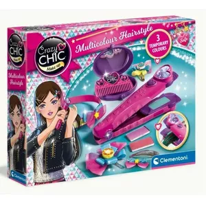 Matu stilizēšanas komplekts Clementoni Set Crazy Chic - Crazy Hairstyles bērniem