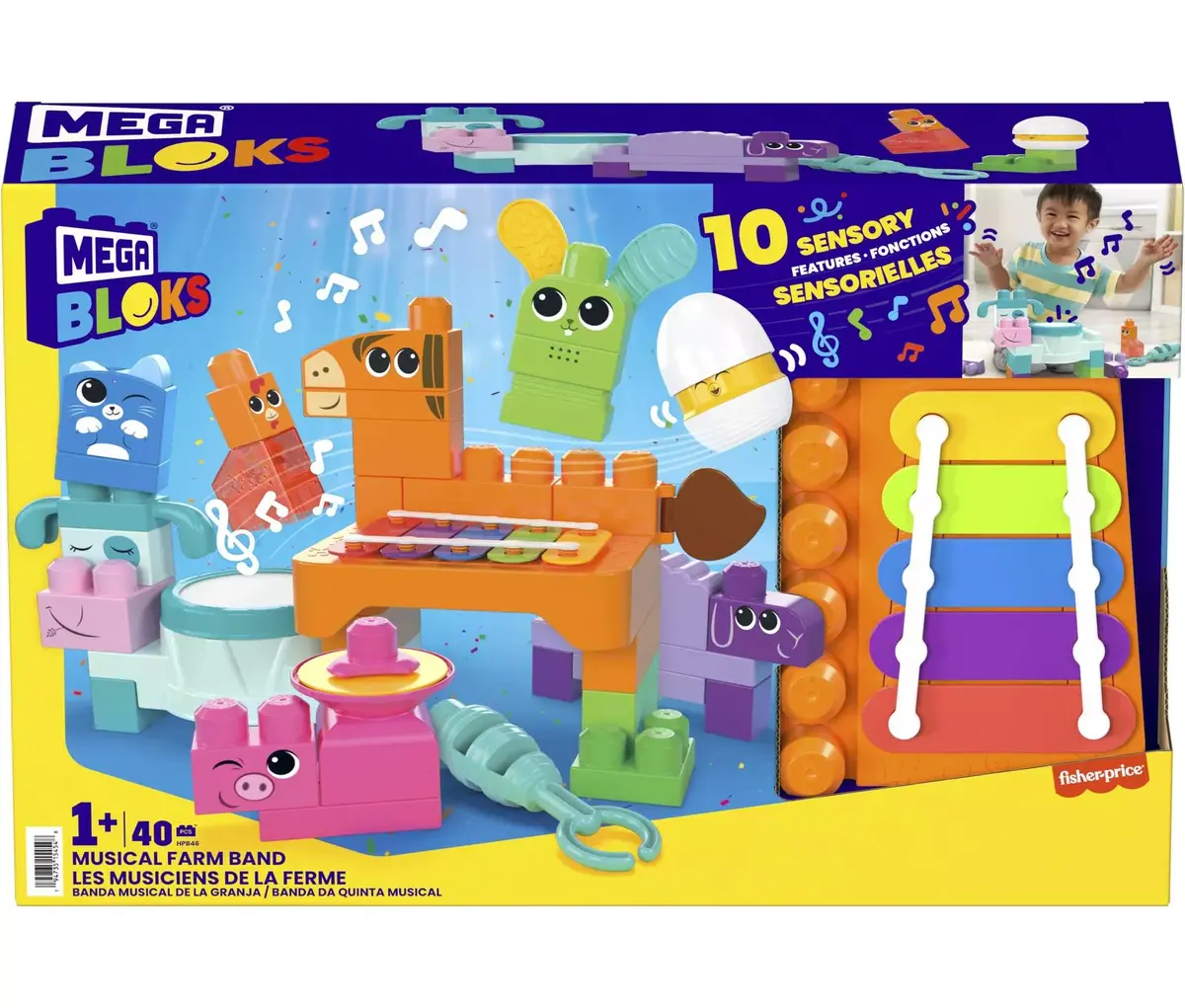 Конструктор MEGA BLOKS Музыкальная ферма Бэнд Photo 8