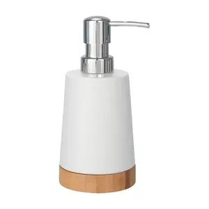 WENKO Soap dispenser Bamboo 330 ml