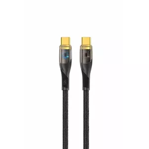 USB Type-C data cable Tellur TLL155731, Type-C to Type-C, 60W power, 100 cm, black