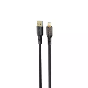 USB to Lightning data cable Tellur TLL155701 — 2.4A, 100 cm, black
