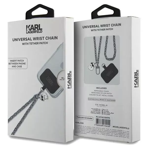 Rokas siksniņa Karl Lagerfeld KLUCHCSKPK Choupette Silver Photo 2