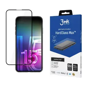 3MK HardGlass Max Защитное стекло для iPhone 15 Pro Max