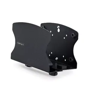 Wall-mounted PC Holder StarTech 2NS-CPU-WALL-MOUNT, supports up to 18 kg, adjustable 50–200 mm, black