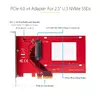 U.3 uz PCIe adaptera karte StarTech.com SFF-TA-1001 Photo 10