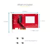 U.3 uz PCIe adaptera karte StarTech.com SFF-TA-1001 Photo 12