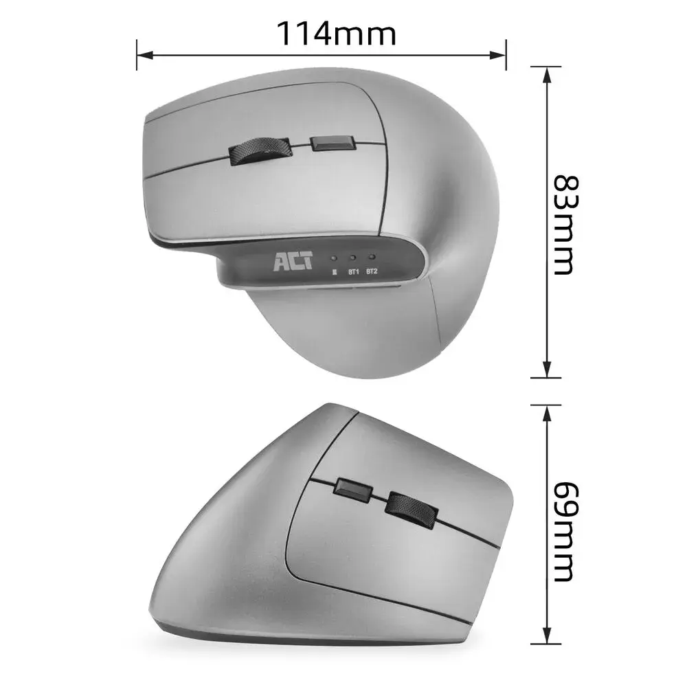 Мышь ACT Wireless Ergonomic Mouse Photo 8