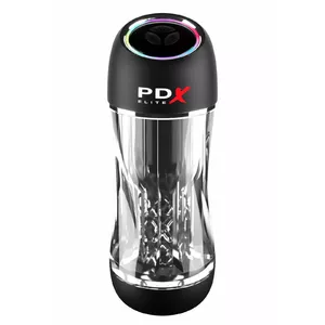 Masturbator Pipedream ViewTube Pro — automatic vibrating masturbator, suction, USB rechargeable, 23 cm length, 15.2 cm insertion depth