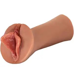 Masturbators Pipedream Silicone Caramel — TPR uzgalis, garums 14 cm, ievades dziļums 12,5 cm