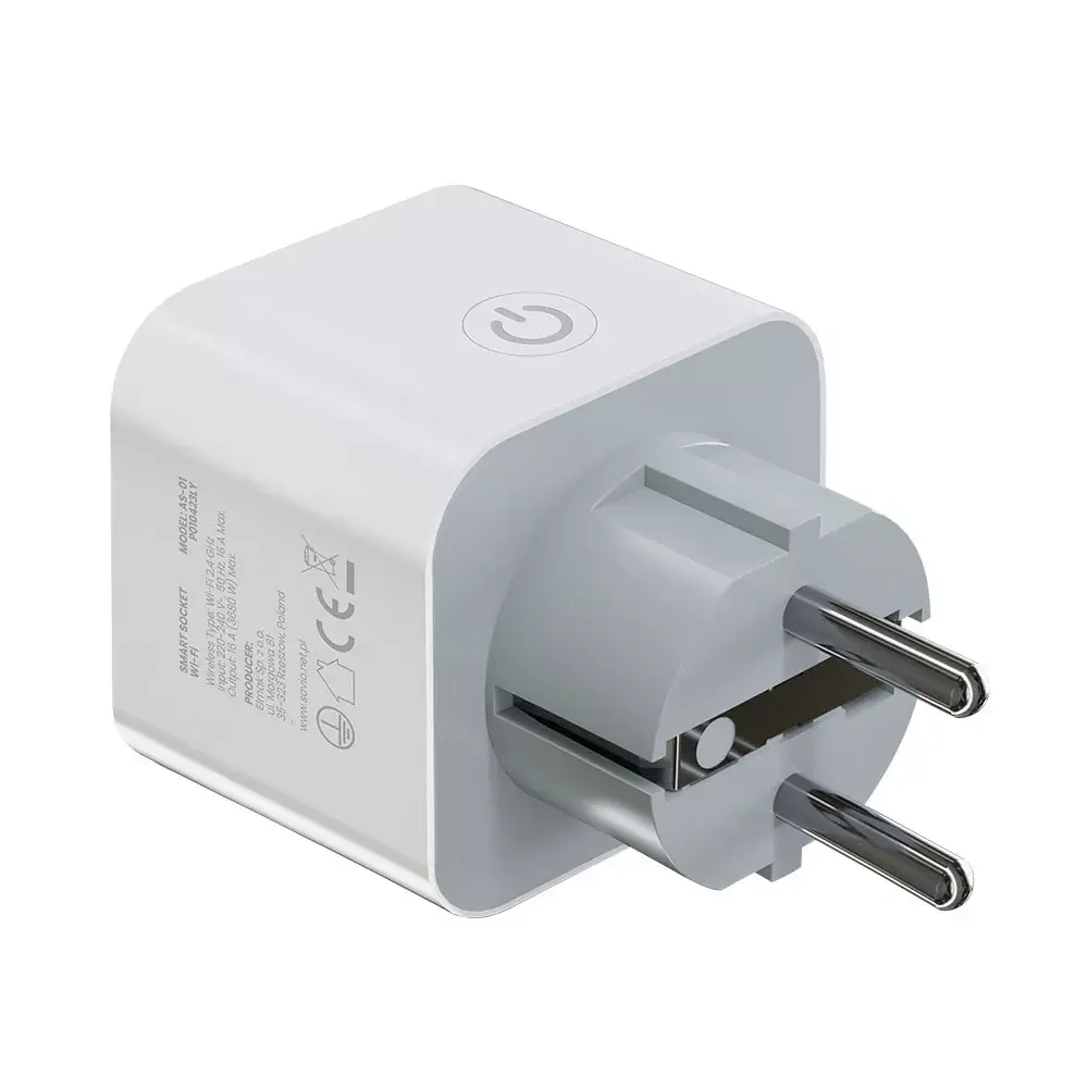 SAVIO AS-01 Smart socket 16A Wi‑Fi Photo 2
