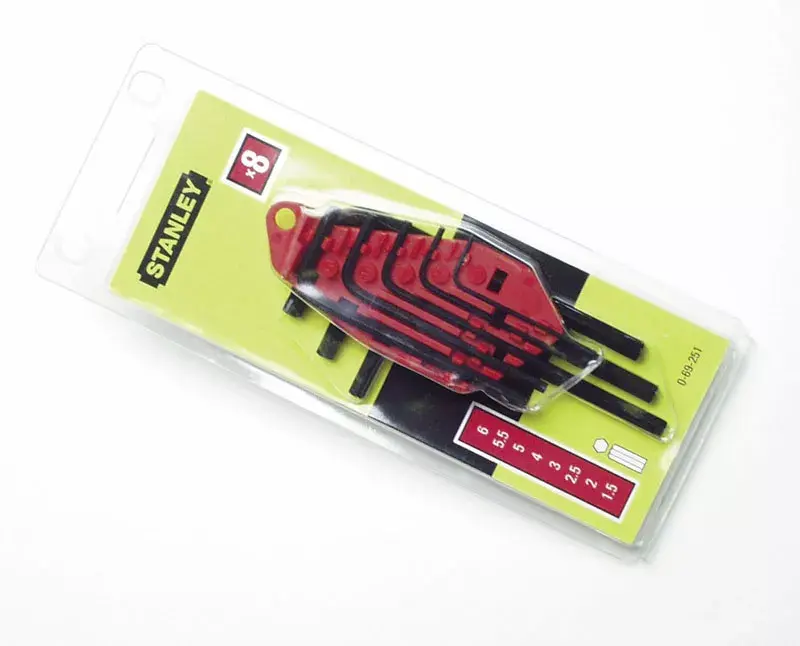Hex Key Set Stanley 8-Piece 15 - 6mm Photo 2