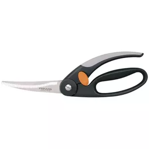 Fiskars 1003033 virtuves šķēres 250 mm Melns, Pelēks, Oranžs Universāls