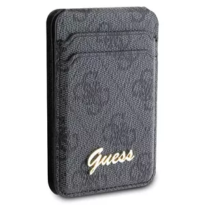 Чехол-картхолдер Guess 4G Classic Logo с подставкой и MagSafe для смартфона, черный