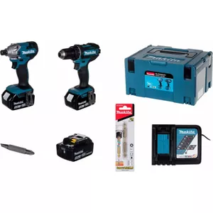 Screwdriver Makita DLX2339JX1 18V 3x5.0Ah MAKPAC Combo Kit