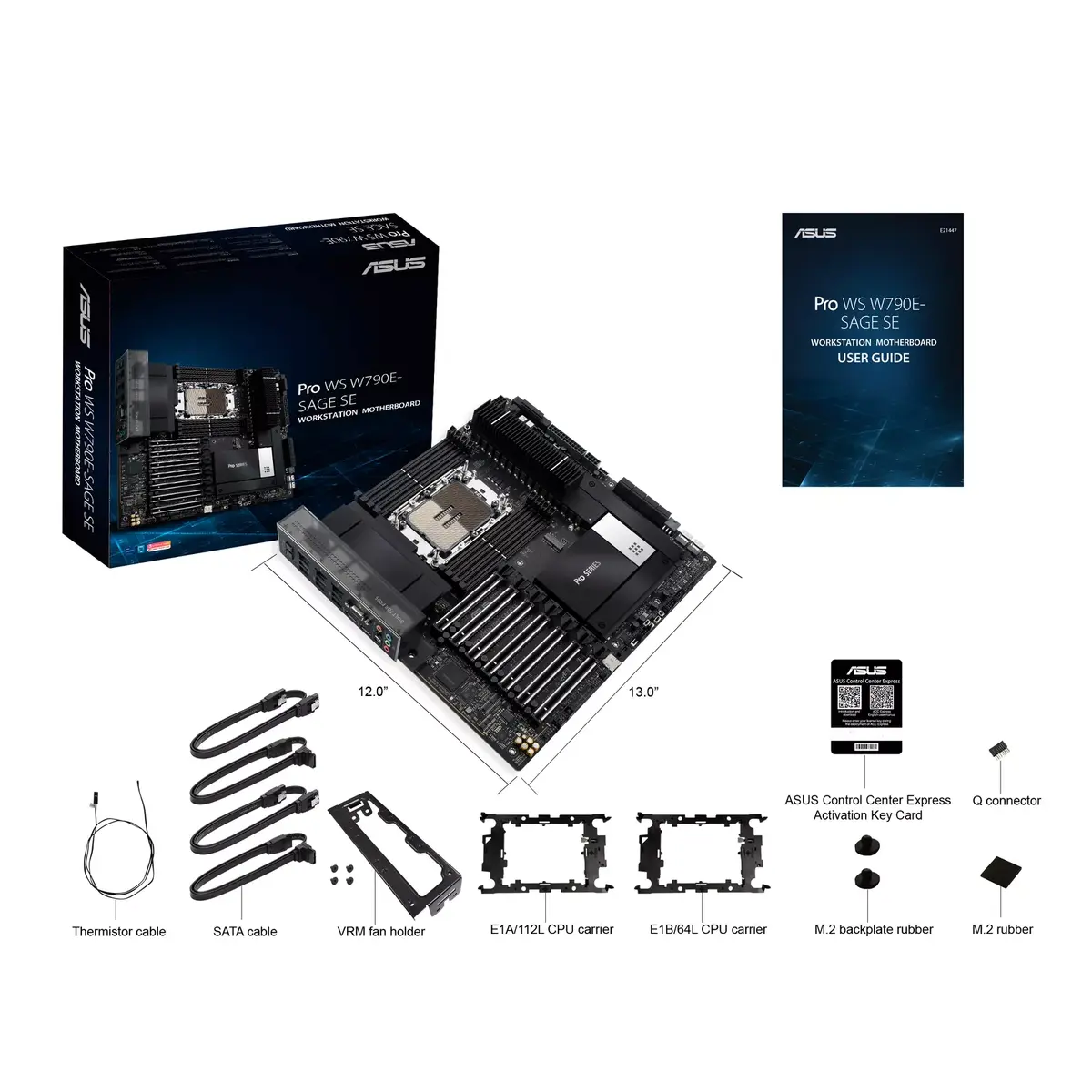 Pamatplate ASUS PRO WS W790E-SAGE SE, 90MB1C20-M0EAY0-OB Photo 3