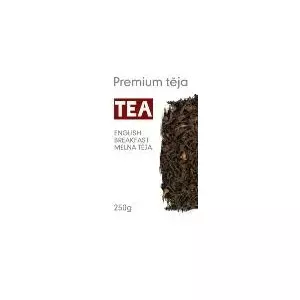 Чёрный листовой чай TEA English Breakfast 250 г – смесь для крепкого напитка