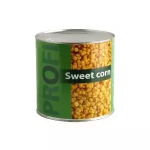 Kukurūza konservēta Profi 2120 g – graudi skārdenē, tīrā masa 2120 g