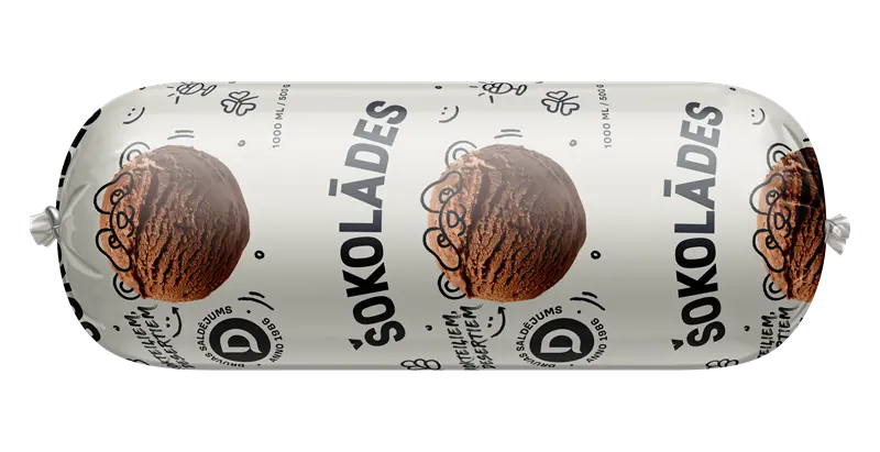 Šokolādes saldējums Druvas Saldējums 1000