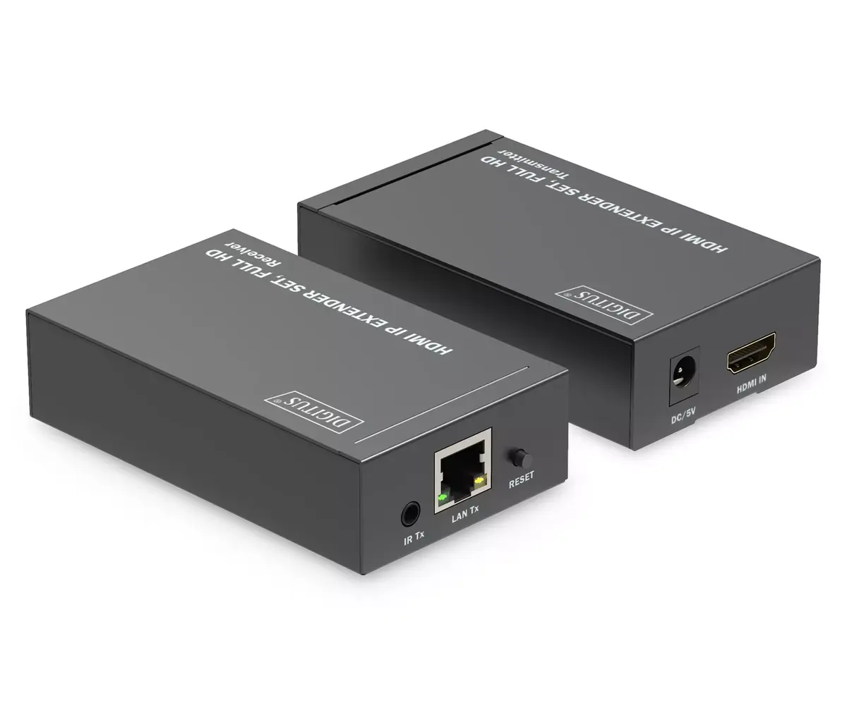 AV raidītājs un uztvērējs Digitus HDMI IP Extender Set Photo 2