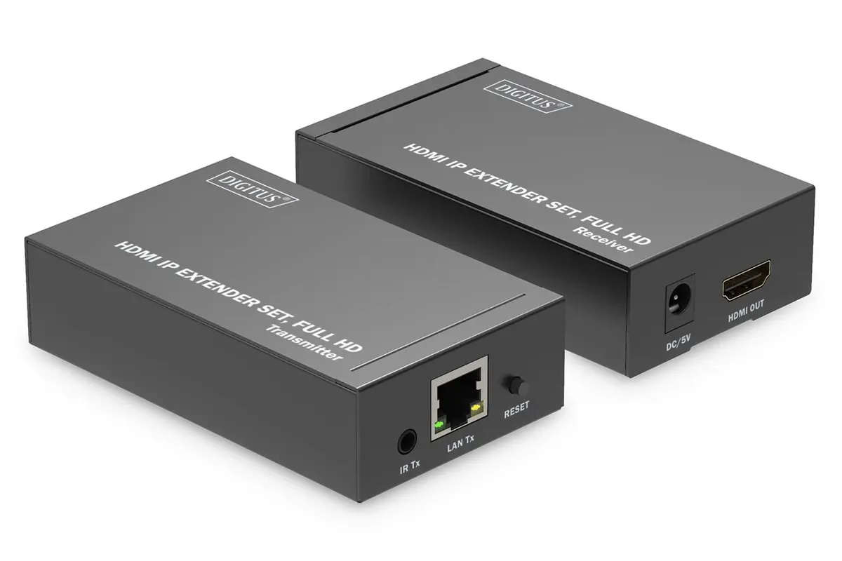 DIGITUS DS-55517 HDMI IP pagarinātāja komplekts Full HD Photo 7