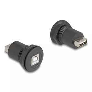 DeLOCK USB 2.0 Type-B к Type-A встроенный разъем черный 66744