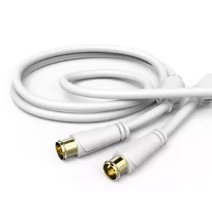 Coaxial Cable Hama 00205034 1.5 m F-type White