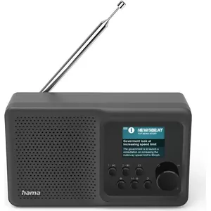 Hama DR5BT - Internetradio - 5 Watt - Schwarz