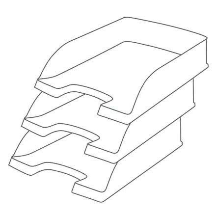 Leitz Recycle Letter Tray Green Photo 3