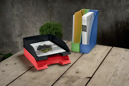 Leitz Recycle Letter Tray Green Photo 5