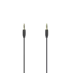 Audio Cable Hama 00205264 5m 3.5mm Male to Male Black