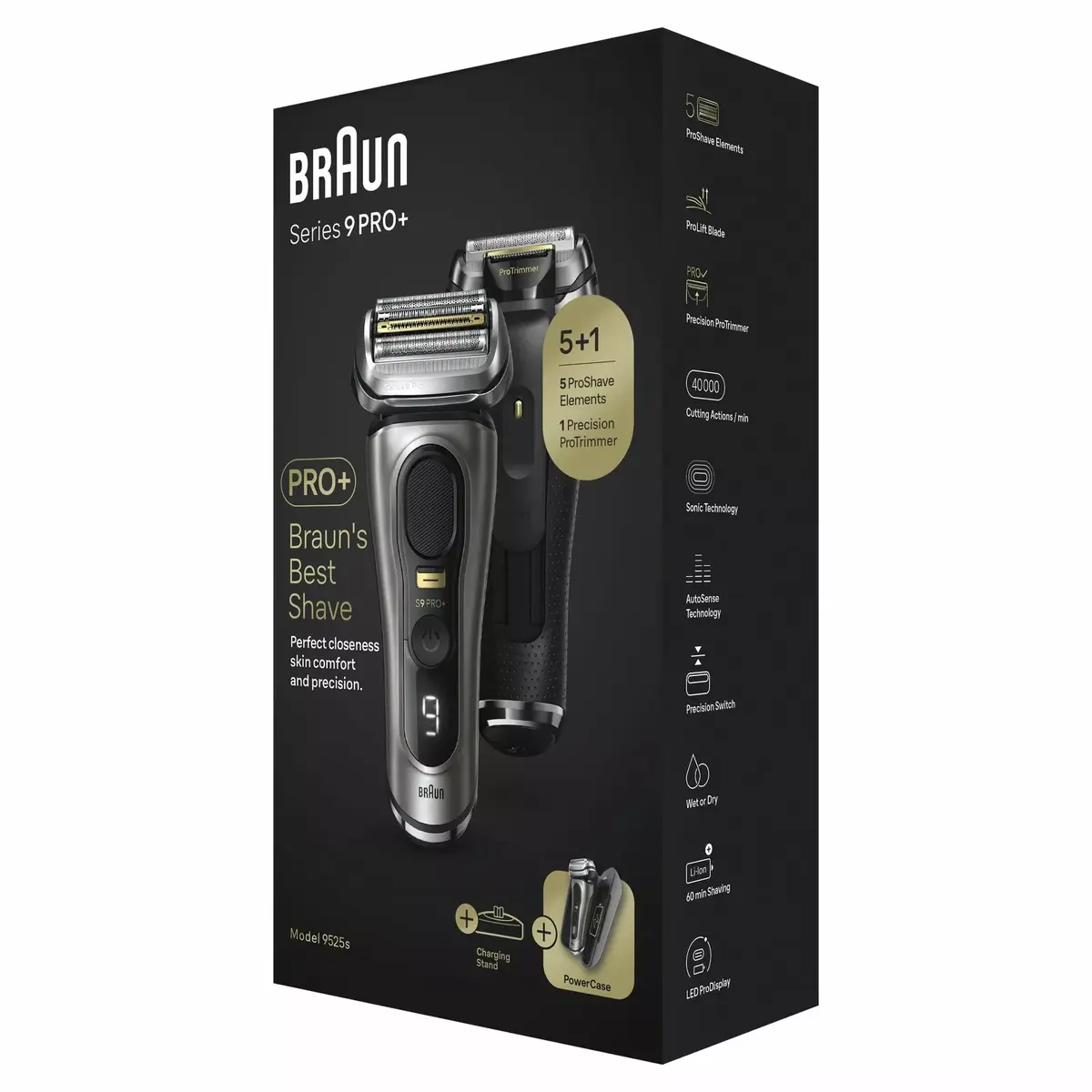 Электробритва Braun Series 9 Pro+ 9525s Wet & Dry Photo 8