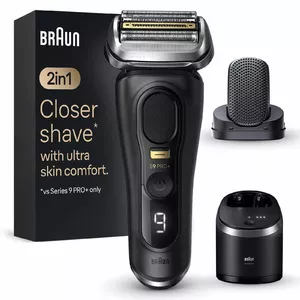 Folijas skuveklis Braun Series 9 Pro+ 9590cc Wet & Dry melns