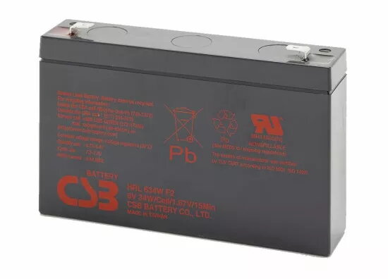 Svina-skābes akumulators EATON BAT-CSB-HRL634WF2 6V 9Ah