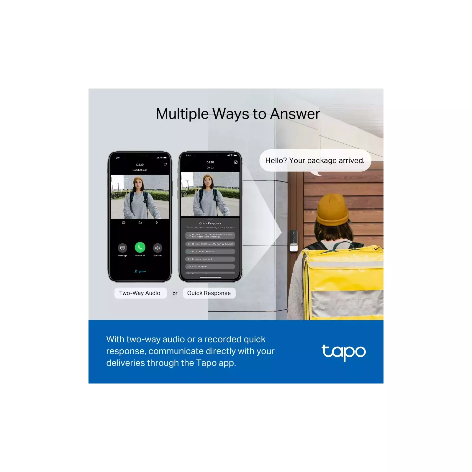 Tapo D230, Tapo Smart Battery Video Doorbell