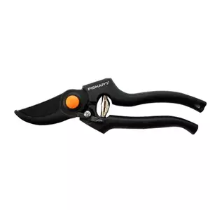 Секатор Fiskars 111960 обводной, чёрный — садовый секатор ручной