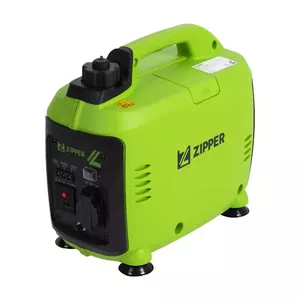 Zipper ZI-STE1000INV degvielas ģnerators 800 W 1,55 L Benzīns Melns, Zaļš