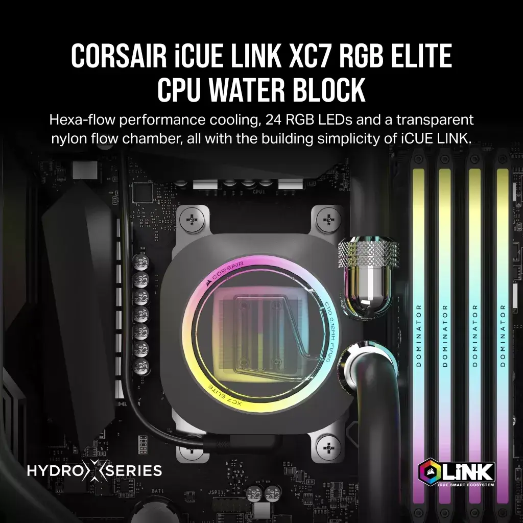CORSAIR XC7 RGB ELITE procesora ūdens bloks Photo 3