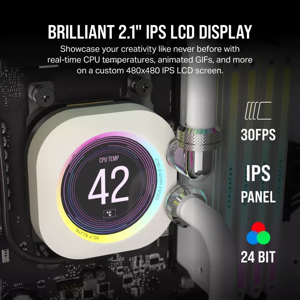 Water block Corsair iCUE XC7 RGB ELITE LCD Photo 7