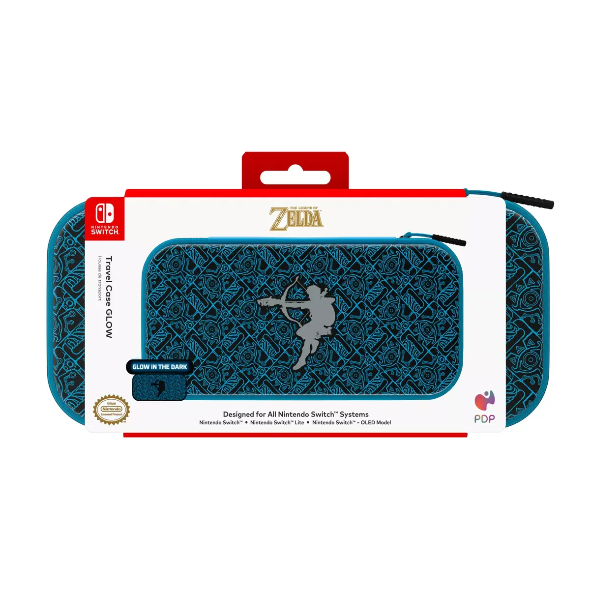 Жесткий чехол PDP Travel Case GLOW Sheikah Shoot Photo 8