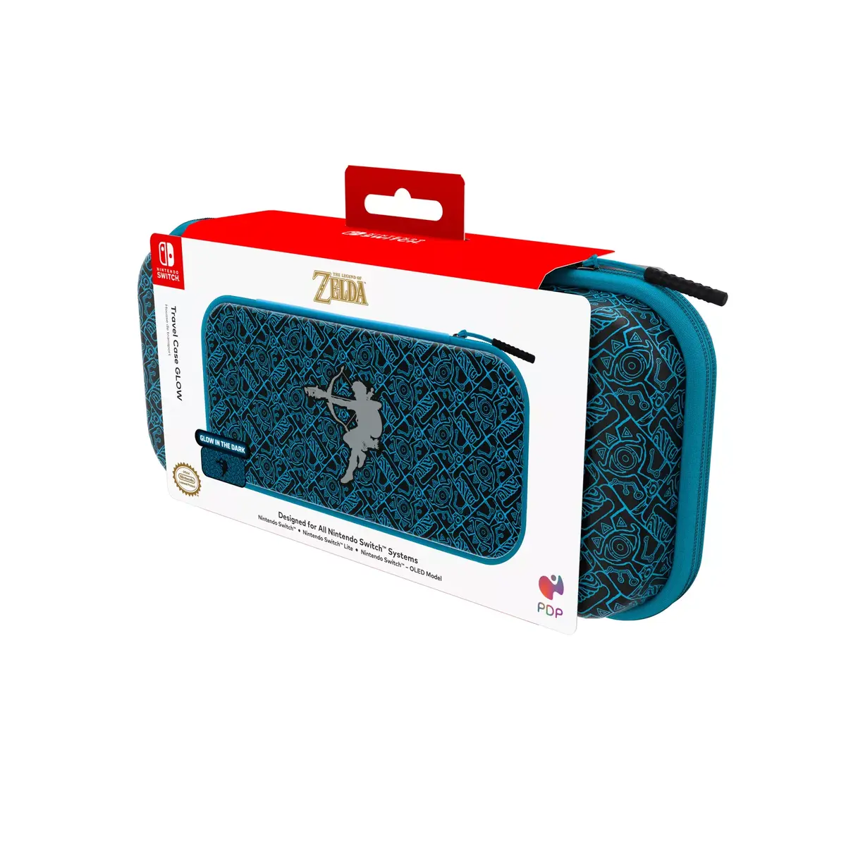 Жесткий чехол PDP Travel Case GLOW Sheikah Shoot Photo 9