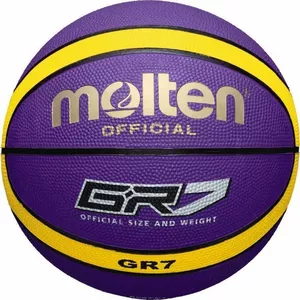 Molten Basketbols BGR7-VY, violeti/dzeltens, 7. izmērs (BGR7-VY)