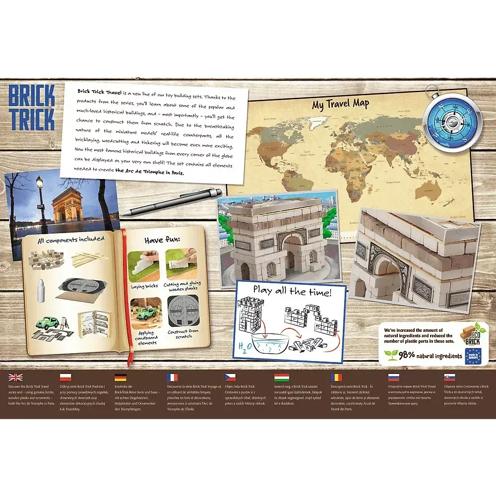 TREFL Blocks Brick Trick Travel - Триумфальная арка Photo 5