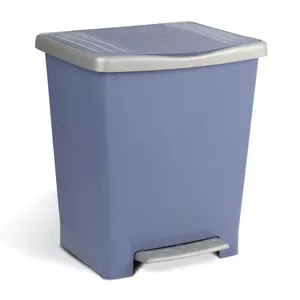 Pedal bin TATAY Millenium 23 L blue, plastic step-on waste container
