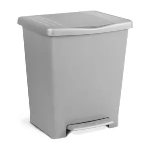 Pedal bucket TATAY Millenium 23L grey – TATAY Millenium pedal bin 23 L, grey