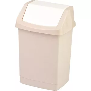 Waste bucket Curver Click-it 25L, beige, 32.5×26.5×50.5 cm