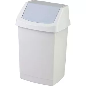 Waste bucket Curver Click-it 25L, grey, 32.5×26.5×50.5 cm
