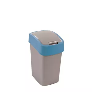 Curver Flip Bin 25L waste bucket, model 0802171734, silver blue, 25-litre capacity