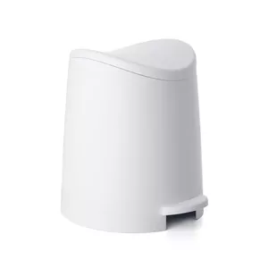 Bathroom pedal bin TATAY 154470001, 3 L, white, plastic