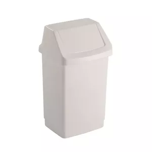 Waste bucket Curver Click-it 25 L, white, 32.5×26.5×50.5 cm